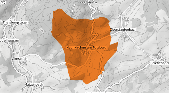 Mietspiegelkarte Neunkirchen am Potzberg